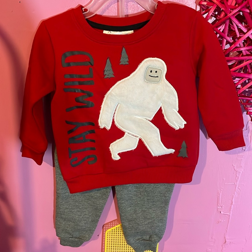 Boys two piece sweatsuit